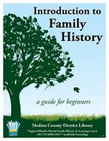 Intro to Family History Booklet Cover
