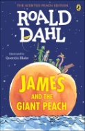 book cover for James and the Giant Peach